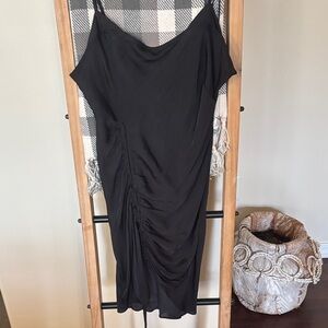 Free People Black Midi Dress